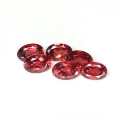 Lot grenats rhodolites 6x4mm