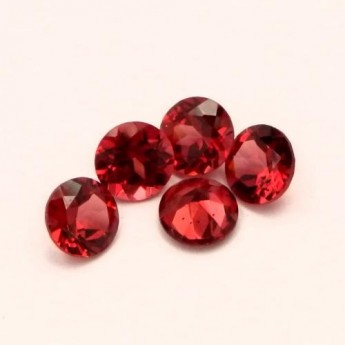 Lot grenats rhodolites 5mm