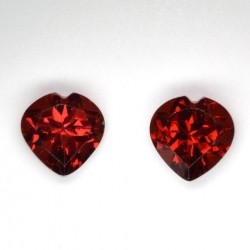 Paire rhodolite 3,12 cts