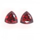 Paire grenats almandins 8x8