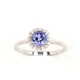 Bague argent tanzanite