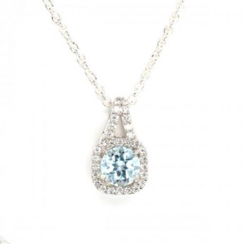 Pendentif Topaze sky blue