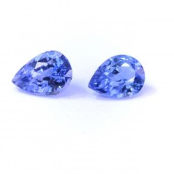 Paire de saphirs poire 2.97ct